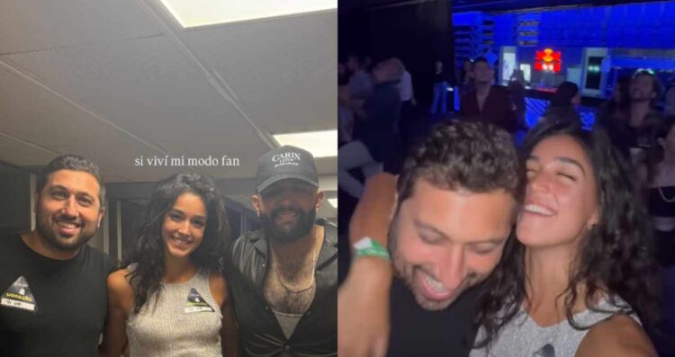 Ale Capetillo y su esposo viven su “primera cita” con Carin León en Madrid