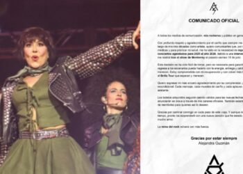 Alejandra Guzmán pospone su gira Brilla Tour 2025 por motivos de salud