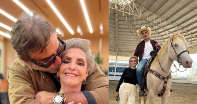 Alejandro Fernández celebró los 80 años de Doña Cuquita con emotivo mensaje