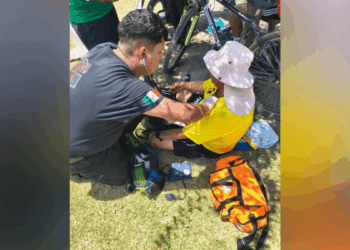 Árbitro se desvanece por golpe de calor en partido de futbol en Cadereyta, Nuevo León
