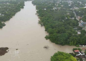 Así lucen las inundaciones en Tamaulipas tras intensas lluvias