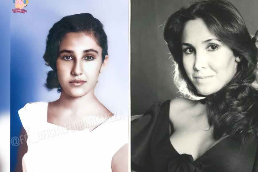 Así lucia Florinda Meza en su juventud