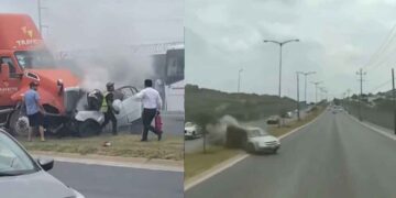 Así ocurrió el fatal accidente donde murió una pareja en San Nicolás, Nuevo León | VIDEOS