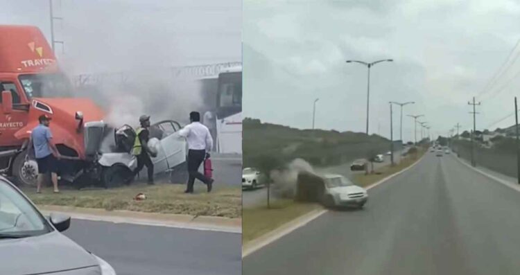 Así ocurrió el fatal accidente donde murió una pareja en San Nicolás, Nuevo León | VIDEOS