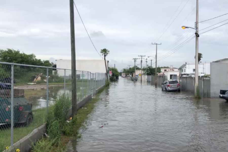 Calles y colonias de Matamoros, Tamaulipas, amanece bajo el agua tras intensas lluvias