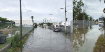 Calles y colonias de Matamoros, Tamaulipas, amanece bajo el agua tras intensas lluvias