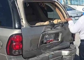 choque camión de volteo camionetas Matamoros