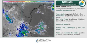 ¿Canal de baja presión traerá lluvias a Tamaulipas?