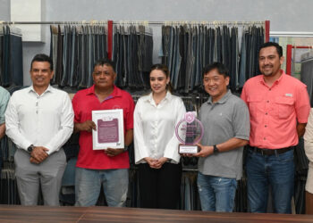 Certifican DIF Victoria y Municipio a Nien Hsing International como empresa inclusiva