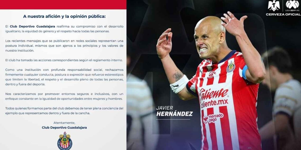 Chivas lanza comunicado tras polémicos mensajes de Chicharito