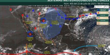 ¿Cuáles son los 7 estados que tendrán lluvias muy fuertes este martes, según el SMN?