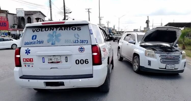 Accidente deja una persona lesionada en Matamoros