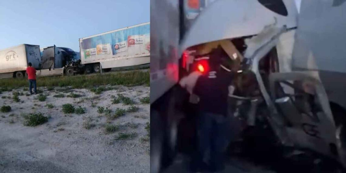 Choque lesionado en Galeana