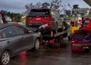 Choque múltiple en la México-Cuernavaca deja 15 vehículos afectados