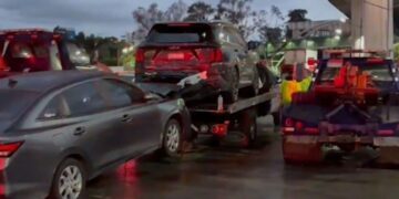 Choque múltiple en la México-Cuernavaca deja 15 vehículos afectados