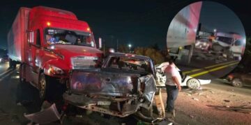Choque múltiple en la carretera Monterrey-Nuevo Laredo deja al menos 12 lesionados