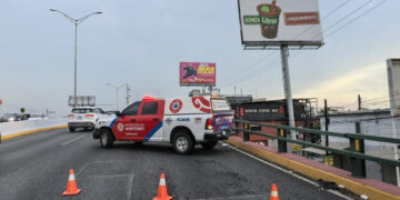 Cierran vialidad en Monterrey, Nuevo León, por panorámico en riesgo