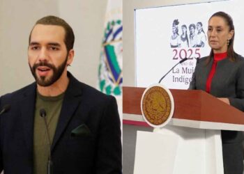 Claudia Sheinbaum pidió no politizar el tema de la avioneta entre Nayib Bukele y Omar Harfuch