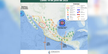 Clima 14 de julio en México