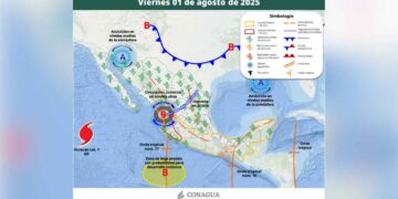 Clima en México 1 de agosto