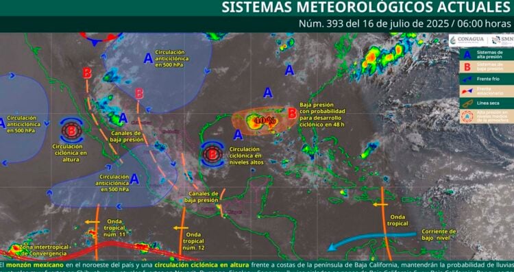 Clima en México: ¿Prevén lluvias y granizo para este miércoles en varias regiones del país?