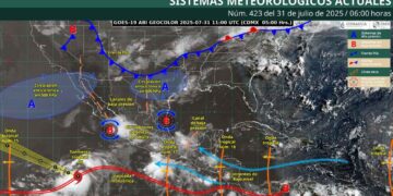 Clima en México: ¿Onda tropical 17 y monzón mexicano traerán lluvias con granizo?