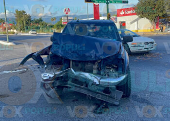 Conductor ebrio choca contra comerciante de barbacoa en Ciudad Victoria, Tamaulipas