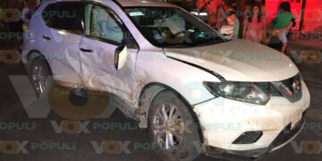 Conductor ebrio provoca choque en Ciudad Victoria, Tamaulipas