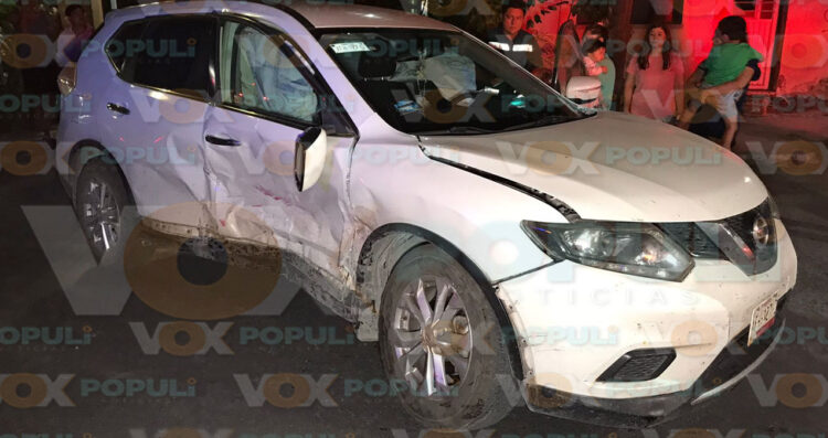 Conductor ebrio provoca choque en Ciudad Victoria, Tamaulipas