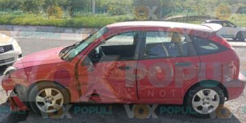 Conductor provoca choque múltiple en Ciudad Victoria, Tamaulipas y huye tras el impacto