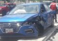 Conductor se da a la fuga tras chocar auto y atropellar a peatón en Tampico, Tamaulipas