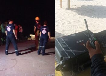 Continúa la búsqueda de joven que se lanzó al río Pánuco desde la escollera de Playa Miramar