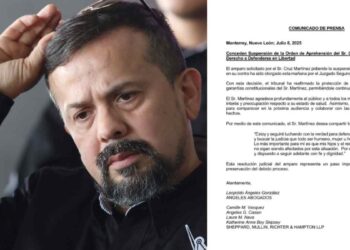 Cruz Martínez logra suspensión y seguirá juicio en libertad