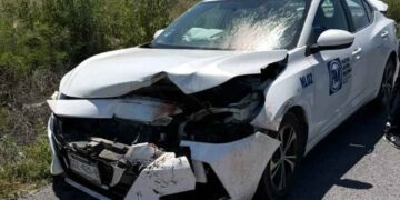 Dirigente PAN percance vial