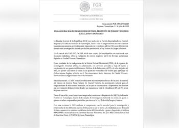 FGR asegura más de 14 millones por sorteos ilegales en Tamaulipas