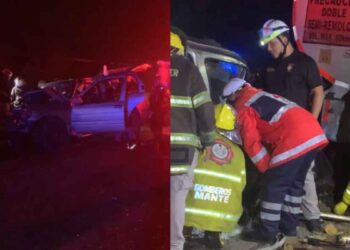 Dos hombres sobreviven tras impactarse contra una pipa en la carretera Mante-Valles