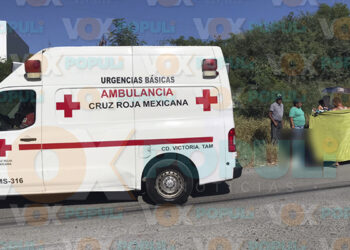 Empleado de carnicería resulta herido tras choque en moto en Ciudad Victoria, Tamaulipas