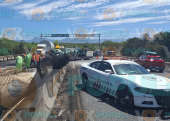 Explota tractocamión con turbosina en límites de Tamaulipas y Nuevo León