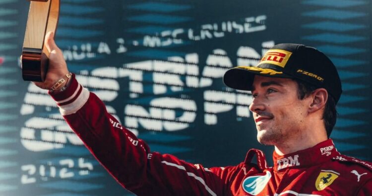 Ferrari prueba nueva suspensión trasera con Leclerc rumbo al GP de Bélgica