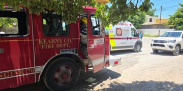 Flamazo en camioneta deja a una persona con quemaduras en Cd. Victoria, Tamaulipas