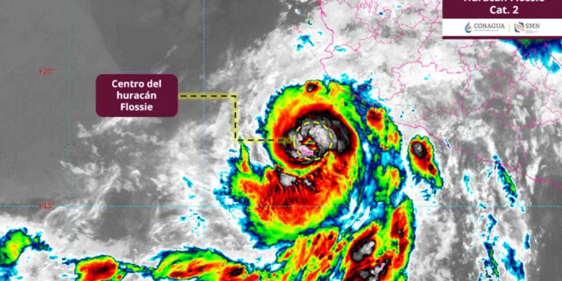Flossie se intensifica a huracán categoría 2: ¿Dónde se encuentra localizado?