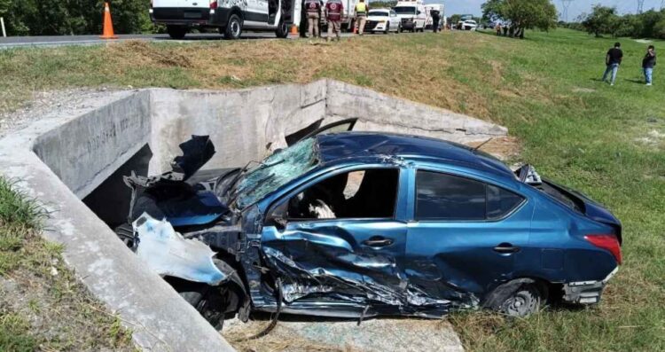 accidente carretera federal 80