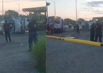 Fuerte accidente en la carretera Mante-Valles deja un elemento de la Guardia Estatal sin vida