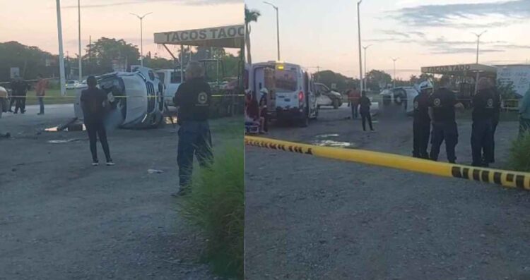 Fuerte accidente en la carretera Mante-Valles deja un elemento de la Guardia Estatal sin vida