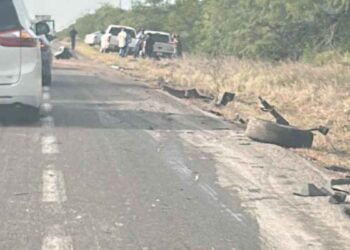 fuerte accidente ejido Doroteo Arango