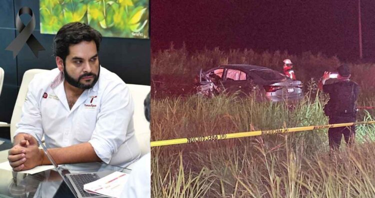 Funcionario del Gobierno de Tamaulipas pierde la vida en fatal choque en la carretera a San Carlos