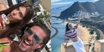 Galilea Montijo disfruta Tenerife con Isaac Moreno y presume su nueva figura
