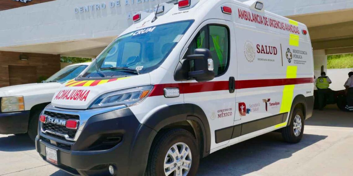 Gestiona Turismo ambulancia para periodo vacacional en Playa Miramar de Ciudad Madero, Tamaulipas