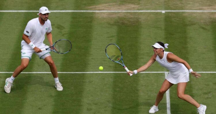Giuliana Olmos se despide temprano de Wimbledon tras caer en dobles mixtos
