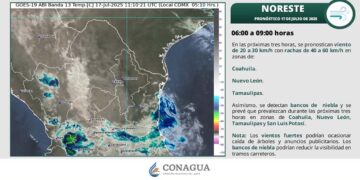 ¿Habrá ambiente caluroso o lluvias dispersas en Tamaulipas este jueves?